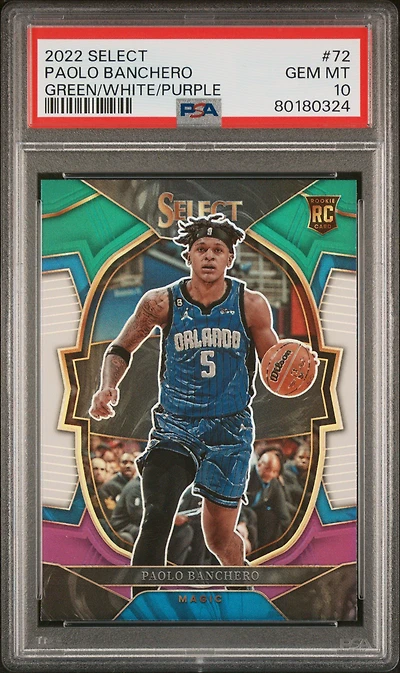 2022 Panini Select 72 Paolo Banchero PSA 10