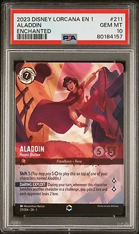 2023 Disney Lorcana En 1-the First Chapter 211 Aladdin