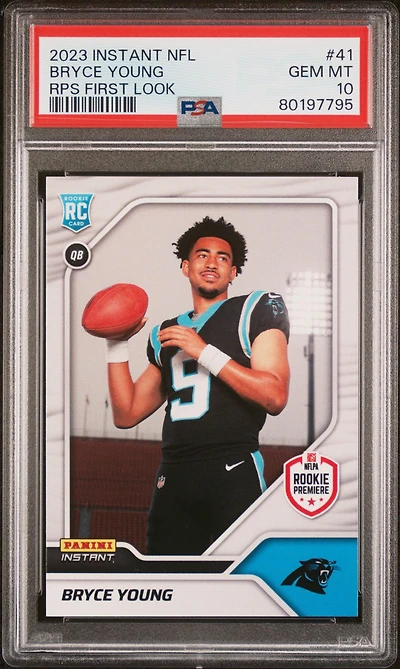 2023 Panini Instant Nfl Rps First Look 41 Bryce Young PSA 10