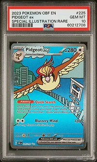 2023 Pokemon Obf En-obsidian Flames Pidgeot Ex PSA