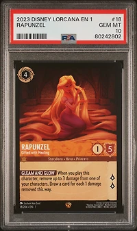 2023 Disney Lorcana En 1-the First Chapter 18 Rapunzel