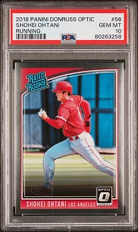2018 Panini Donruss Optic 56 Shohei Ohtani Variation PSA 10