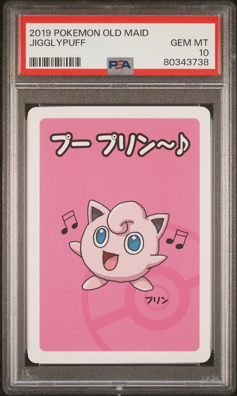 2019 Pokemon Old Maid Jigglypuff PSA 10