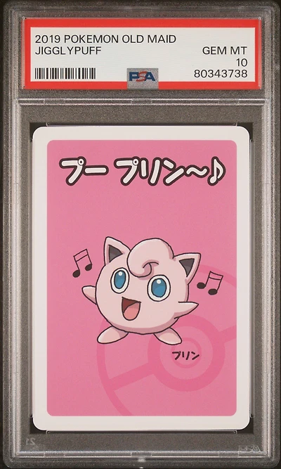 2019 Pokemon Old Maid Jigglypuff PSA 10