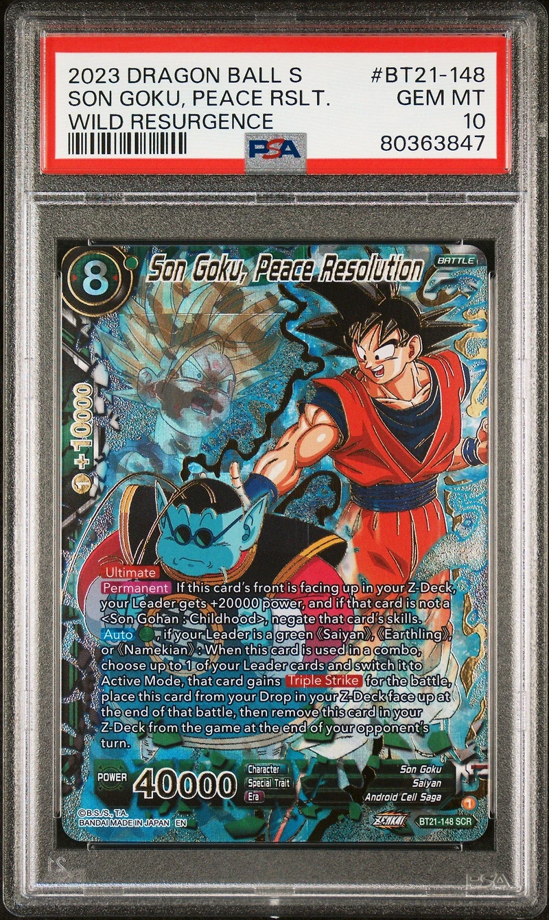 2023 Dragon Ball Super Card Game Series 21 Wild Resurgence Bt21-148 Son Goku