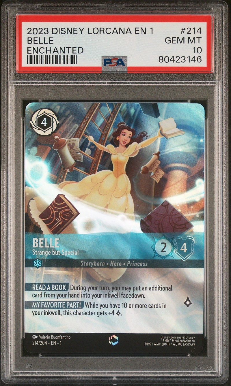 2023 Disney Lorcana En 1-the First Chapter 214 Belle