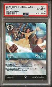 2023 Disney Lorcana En 1-the First Chapter 214 Belle