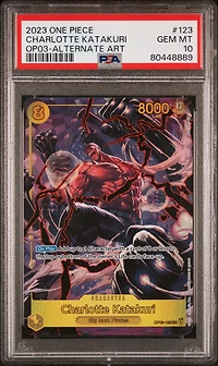 2023 One Piece Pillars Of Strength Charlotte Katakuri Alternate Art PSA 10