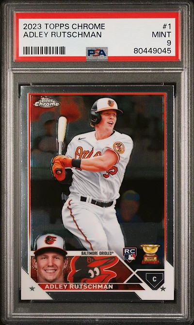 2023 Topps Chrome 1 Adley Rutschman PSA
