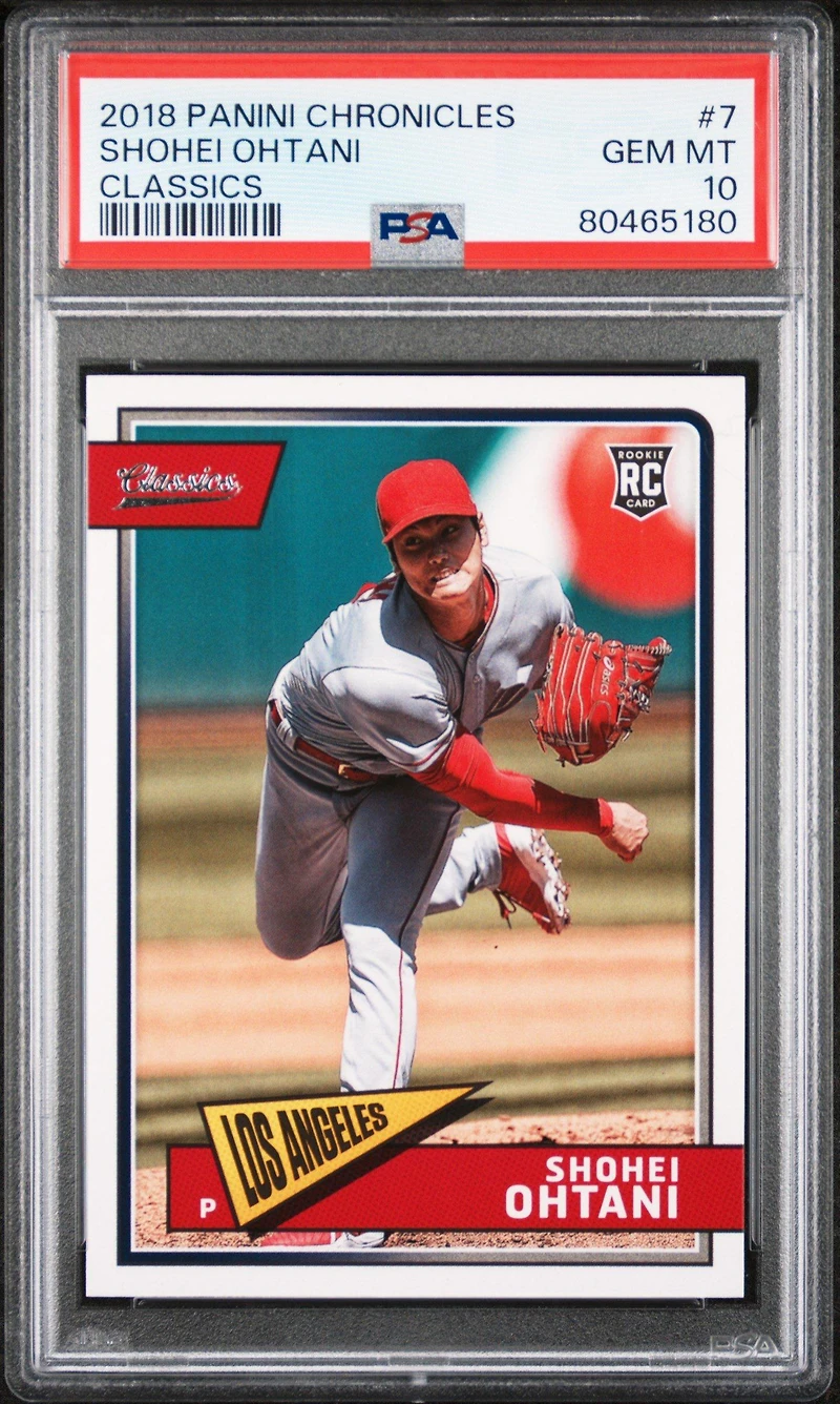 2018 Panini Chronicles Classics 7 Shohei Ohtani PSA 10