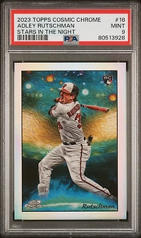 2023 Topps Cosmic Chrome Stars In The Night 18 Adley Rutschman PSA 9