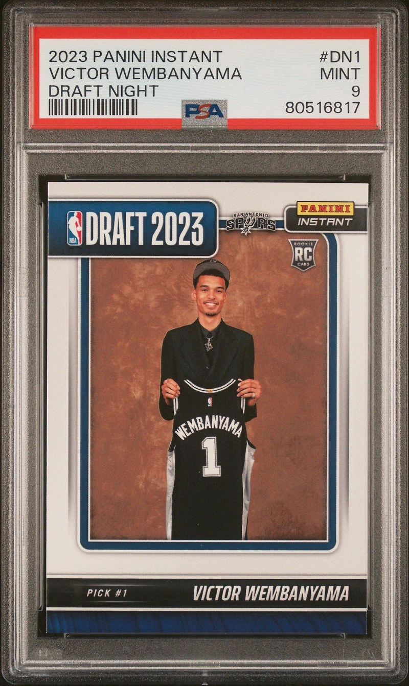 2023 Panini Instant Draft Night Dn1 Victor Wembanyama PSA