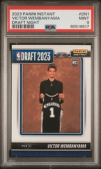 2023 Panini Instant Draft Night Dn1 Victor Wembanyama PSA