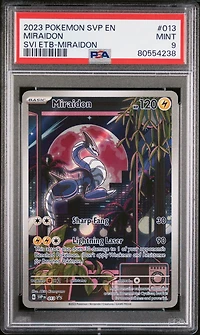 2023 Pokemon Svp En-sv Black Star Promo 013 Miraidon PSA 9