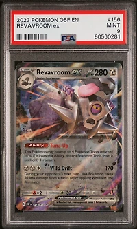 2023 Pokemon Obf En-obsidian Flames 156 Revavroom Ex PSA 9