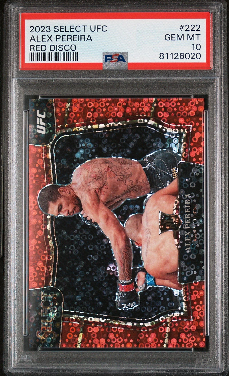 2023 Panini Select Ufc 222 Alex Pereira PSA 10