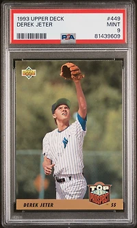 1993 Upper Deck 449 Derek Jeter PSA 9