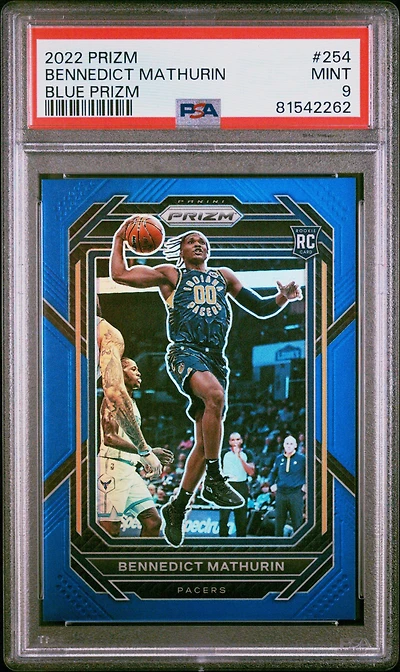 2022 Panini Prizm 254 Bennedict Mathurin Prizm PSA