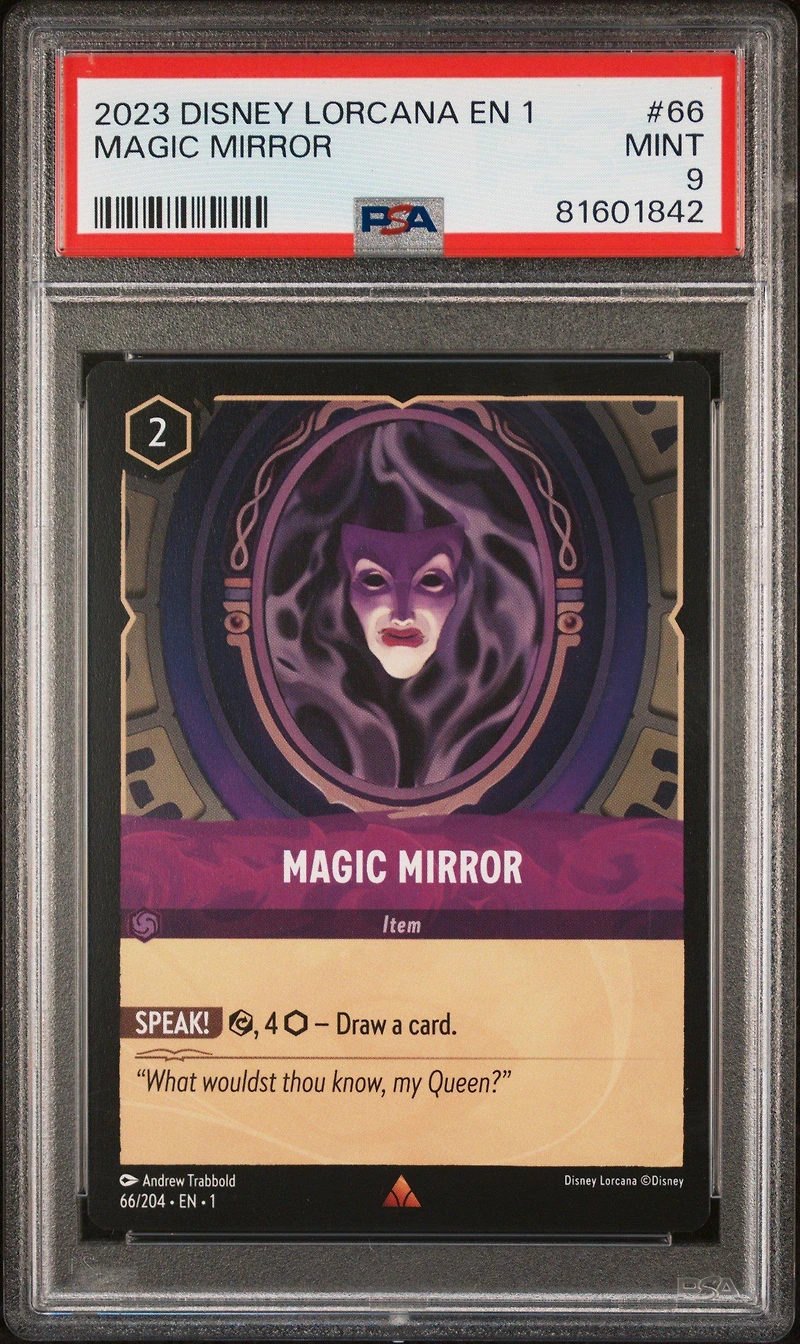 2023 Disney Lorcana En 1-the First Chapter 66 Magic Mirror PSA