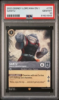 2023 Disney Lorcana En 1-the First Chapter 178 Gantu PSA 10