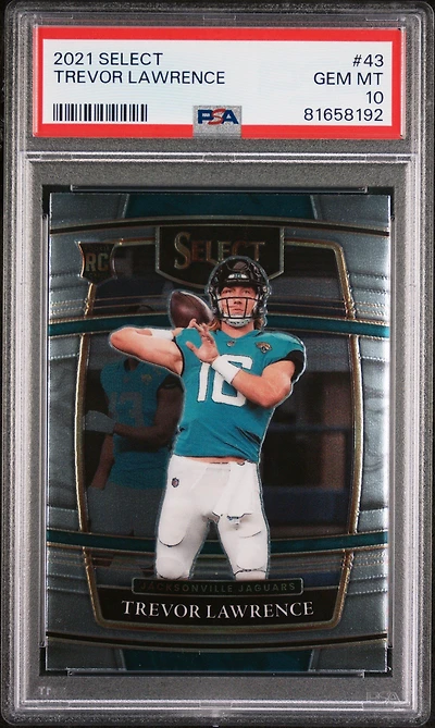 2021 Panini Select 43 Trevor Lawrence PSA
