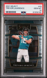 2021 Panini Select 43 Trevor Lawrence PSA