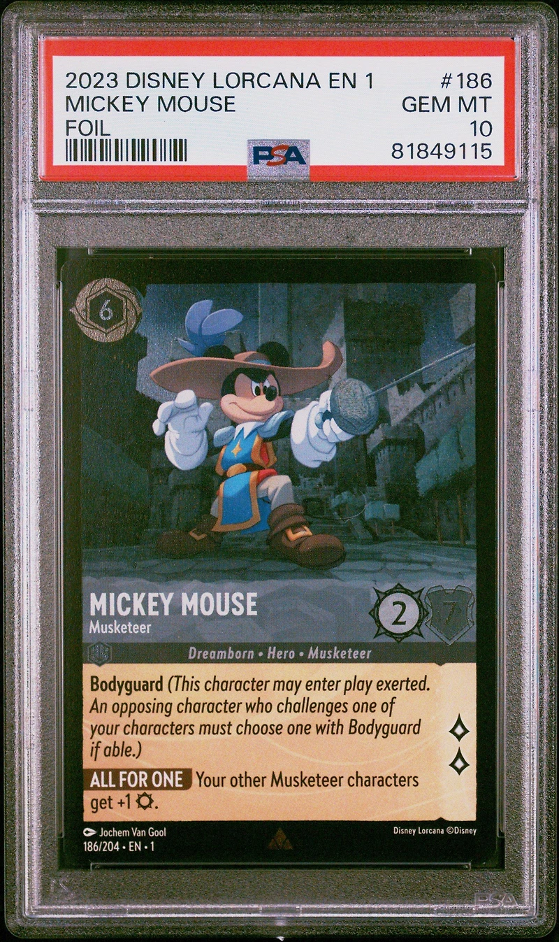 2023 Disney Lorcana En 1-the First Chapter 186 Mickey Mouse