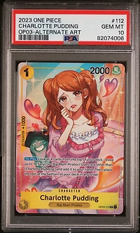 2023 One Piece Op03-pillars Of Strength 112 Charlotte Pudding Alternate Art PSA 10