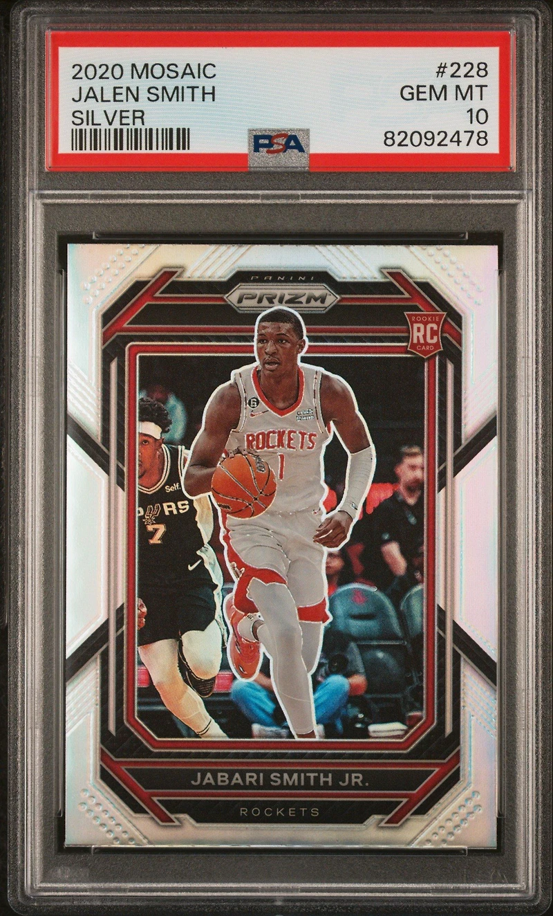 2020 Panini Mosaic 228 Jalen Smith Silver PSA 10