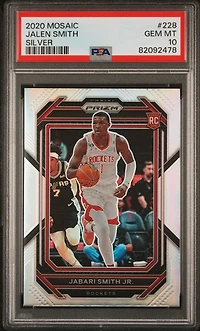 2020 Panini Mosaic 228 Jalen Smith Silver PSA 10