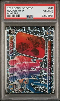 2022 Panini Donruss Optic Blazers B11 Cooper Kupp PSA 10