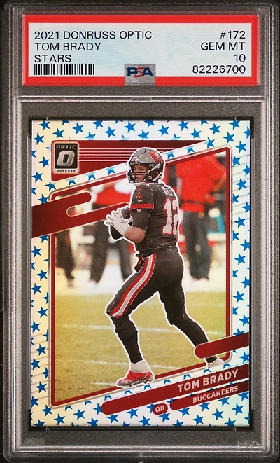 2021 Panini Donruss Optic 172 Tom Brady PSA 10