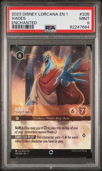 2023 Disney Lorcana En 1-the First Chapter 205 Hades