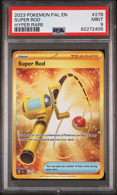 2023 Pokemon Pal En-paldea Evolved 276 Super Rod Hyper Rare PSA 9