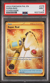 2023 Pokemon Pal En-paldea Evolved 276 Super Rod Hyper Rare PSA 9