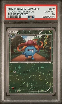 2017 Pokemon Japanese The Best Of Xy 002 Gloom-reverse Foil PSA 10