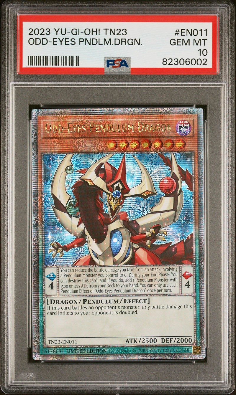 2023 Yu-gi-oh! Tn23-25th Anniversary Tin: Dueling Heroes En011 Odd PSA 10