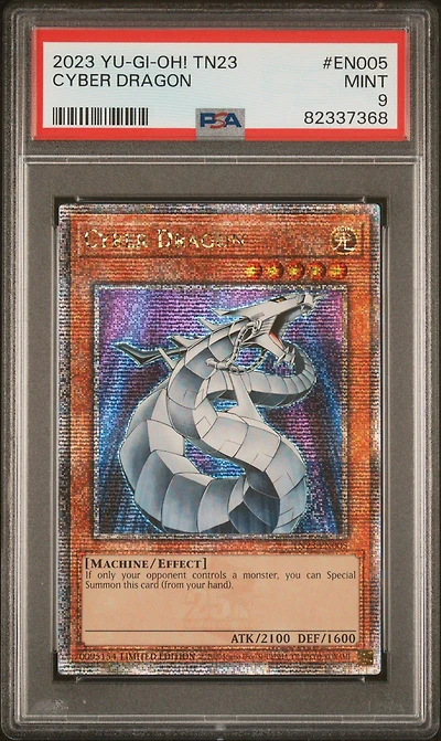 2023 Yu-gi-oh! Tn23-25th Anniversary Tin: Dueling Heroes En005 Cyber Dragon PSA