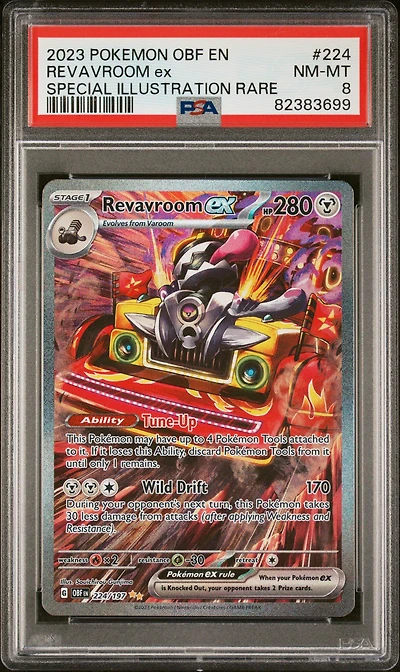 2023 Pokemon Obf En-obsidian Flames Revavroom Ex PSA