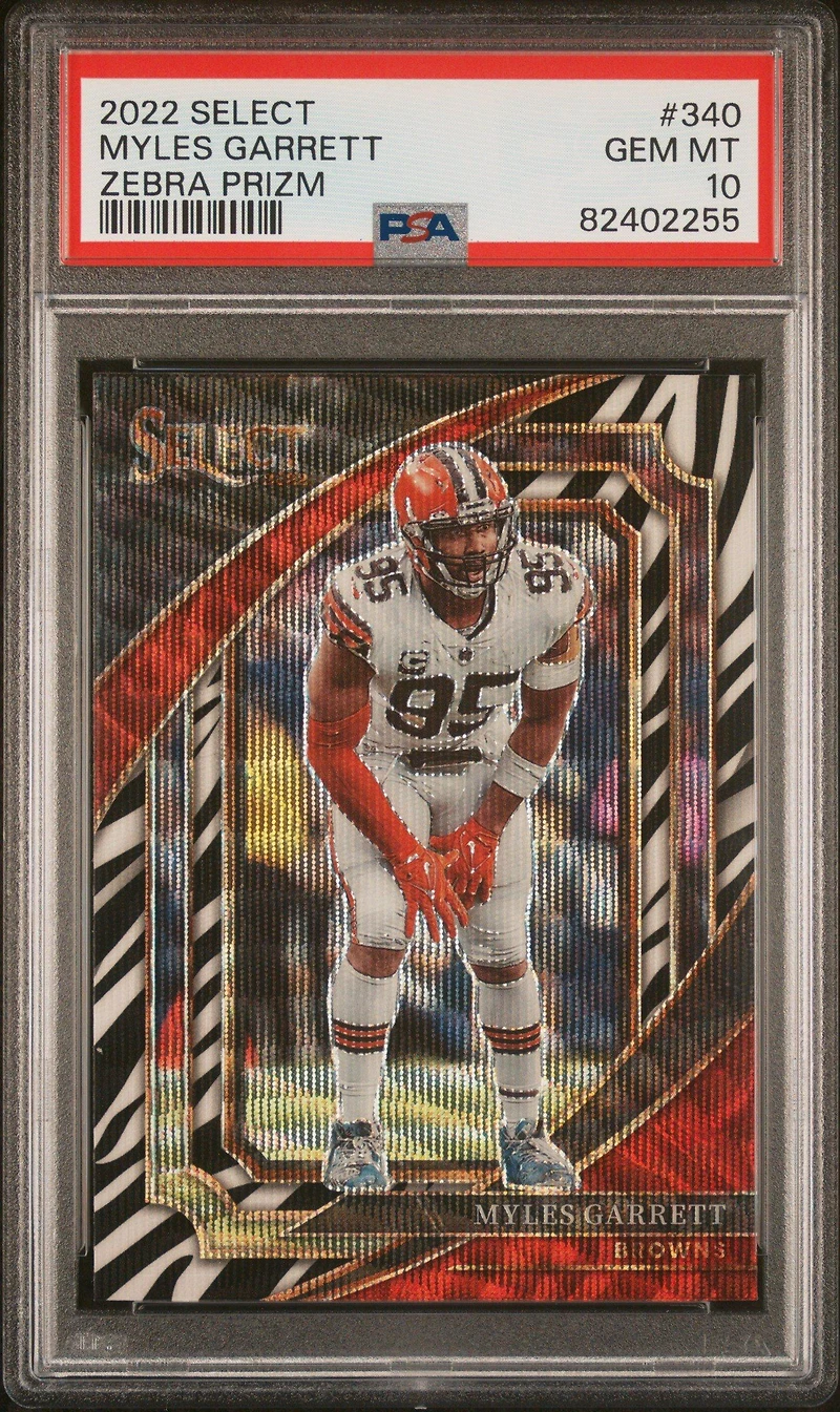 2022 Panini Select 340 Myles Garrett PSA 10