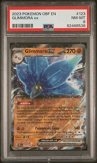 2023 Pokemon Obf En-obsidian Flames 123 Glimmora Ex PSA