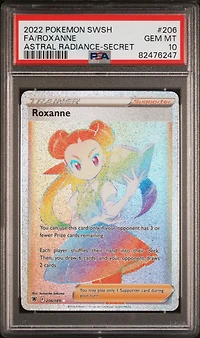 2022 Pokemon Sword & Shield Astral Radiance 206 Full Art/roxanne Secret PSA 10