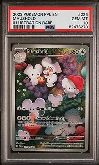 2023 Pokemon Pal En-paldea Evolved 226 Maushold Illustration Rare PSA