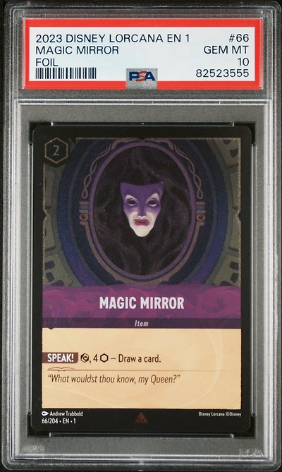 2023 Disney Lorcana En 1-the First Chapter 66 Magic Mirror Foil PSA 10