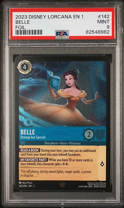 2023 Disney Lorcana En 1-the First Chapter 142 Belle