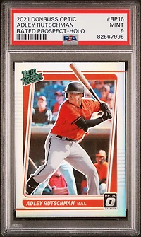 2021 Panini Donruss Optic Rated Prospect Rp16 Adley Rutschman PSA 9