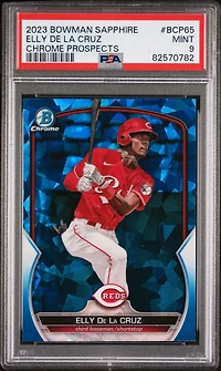 2023 Bowman Sapphire Edition Chrome Prospects Bcp65 Elly De La Cruz PSA
