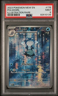 2023 Pokemon Mew En-151 176 Poliwhirl Illustration Rare PSA