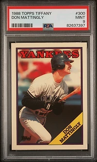 1988 Topps Tiffany 300 Don Mattingly PSA 9