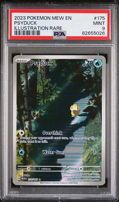 2023 Pokemon Mew En-151 175 Psyduck PSA
